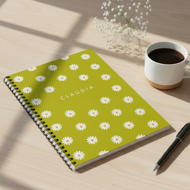 Customized Daisy Notebook, Gift for Children  Notebook (Creator Uploaded)