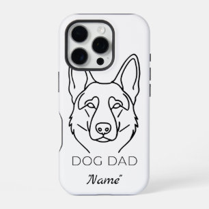 Customized Dog Dad with Name  iPhone 16 Pro Case