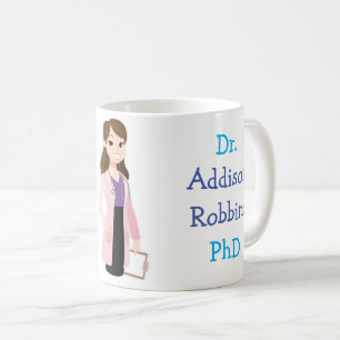 Customized Dr (Your Name) PhD for Graduation Coffee Mug