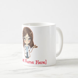 Customized Female Doctor , I am a doctor Coffee Mug
