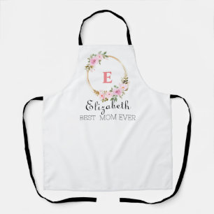 Customized Floral Mother's Day Apron
