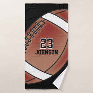 Customized Football  Bath Towel