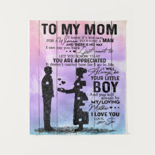 Customized Gift For Family, Cute Present To Mom Tapestry