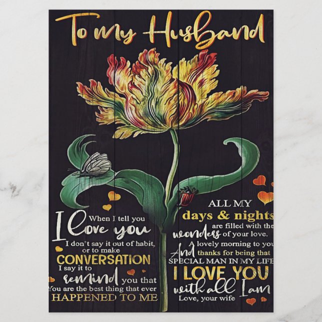 Customized Gift For Husband | Best gift for man Menu (Front)