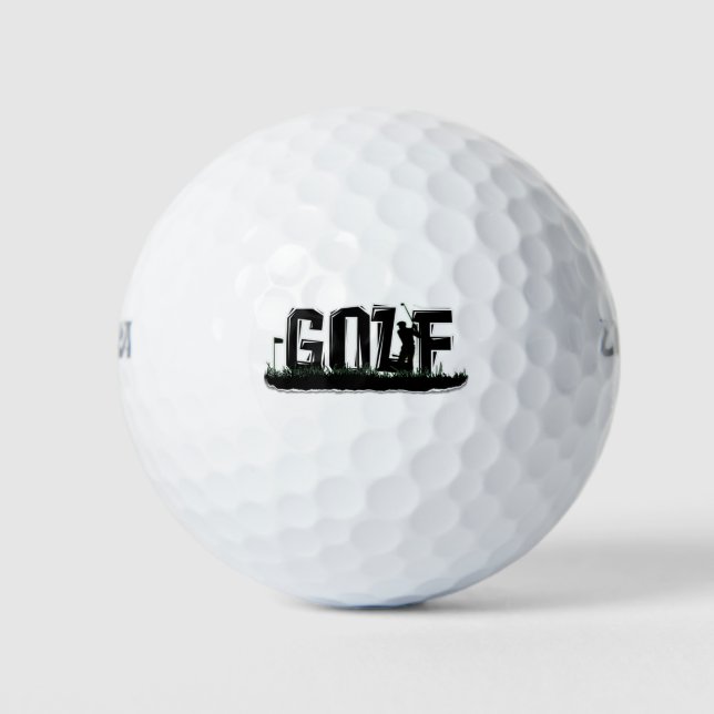 Customized Golf Balls (Front)