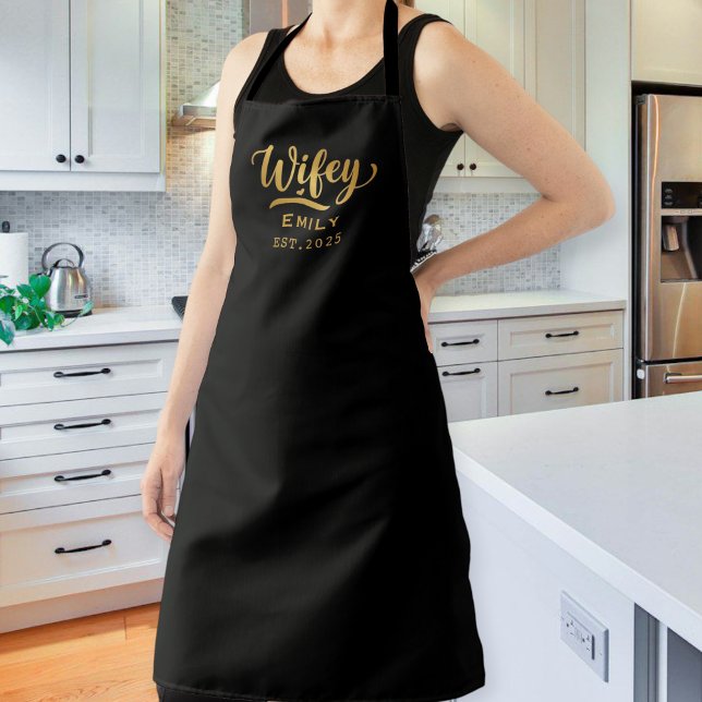 Customized Husband and Wife Aprons, Couple's Gift Apron (Creator Uploaded)