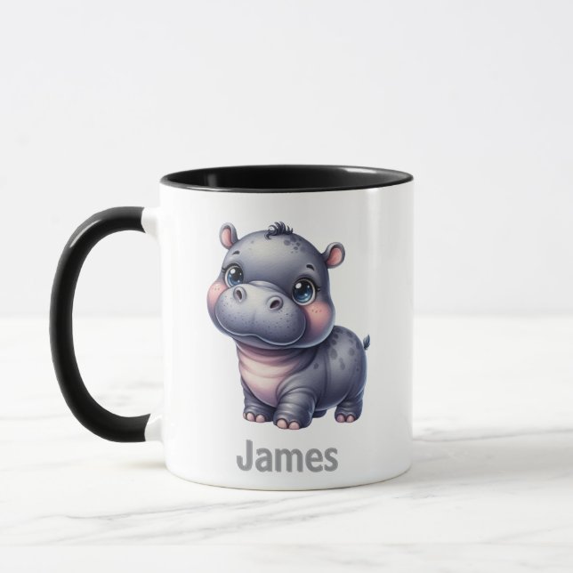Customized kid's mug with animal design (Left)