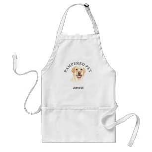 Customized Labrador Retriever Pet Groomer Apron