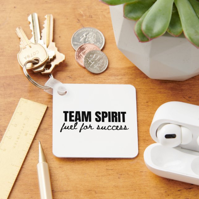 Customized Logo Motivational Team Spirit Office Key Ring (Desk)