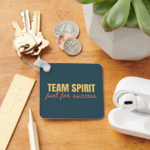 Customized Logo Motivational Team Spirit Office Key Ring