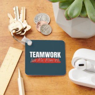 Customized Logo Motivational Teamwork Corporate Key Ring