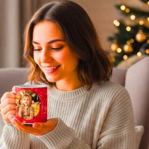 Customized Merry Christmas Mug with Baby Photo