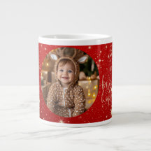 Customized Merry Christmas Mug with Baby Photo