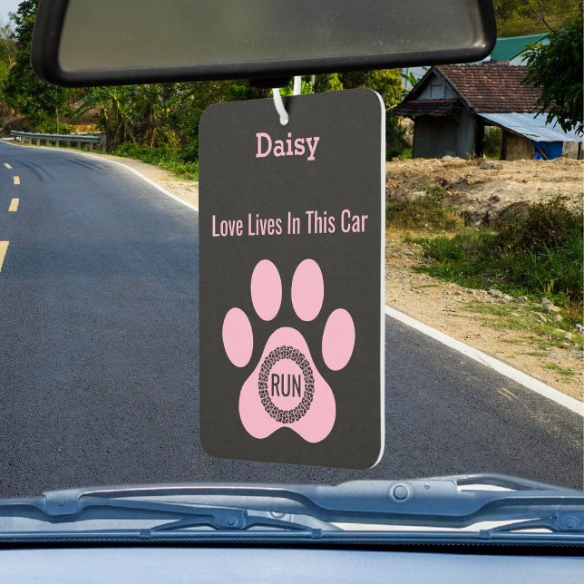 Customized Modern Daisy’s Paw Dog Love Funny Giftn Car Air Freshener (Creator Uploaded)