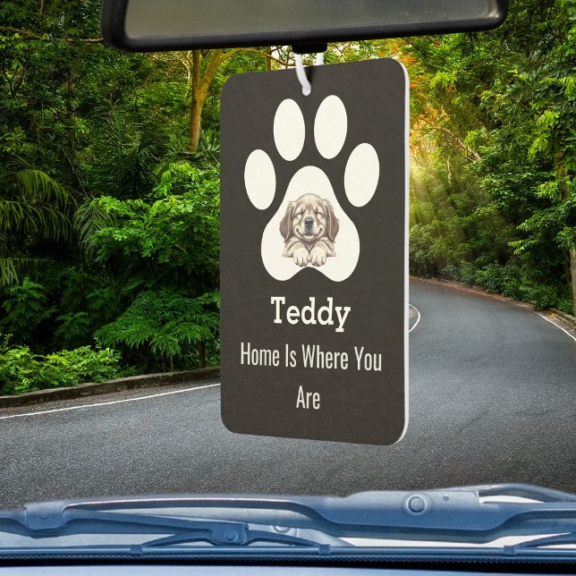 Customized Modern Elegant Funny Dog Paw Pet Lover Car Air Freshener (Creator Uploaded)