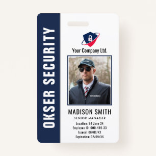 Customized Name and Photo    ID Card Badge ID Badge
