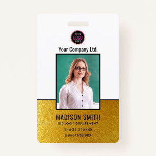 Customized Name and Photo   ID Card Badge ID Badge