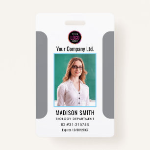 Customized Name and Photo    ID Card Badge ID Badge