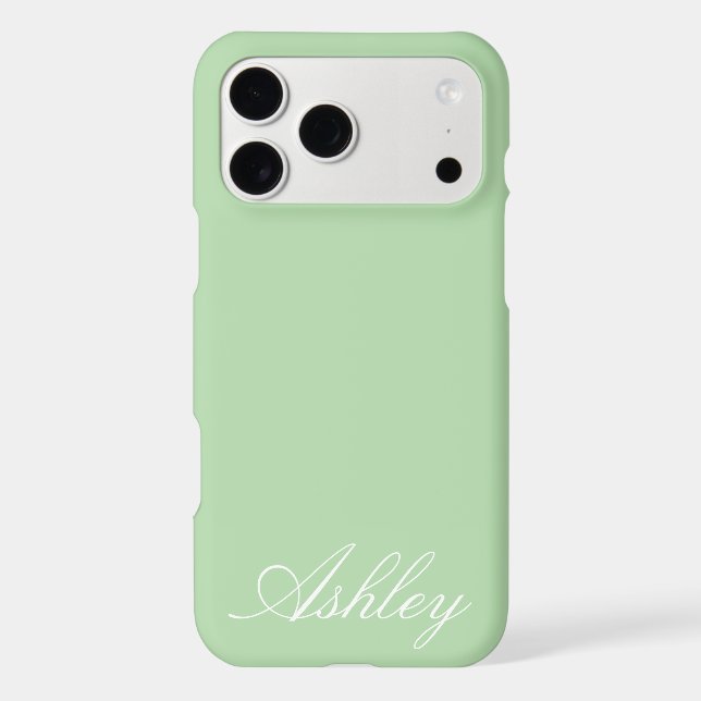 Customized Name Modern Stylish Minimal Monogram  (Back)