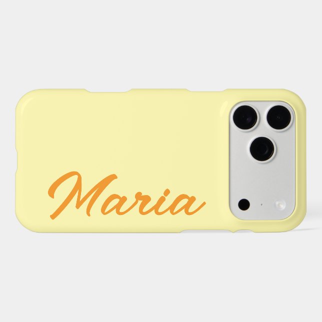 CUSTOMIZED NAME SIMPLE STYLISH MODERN MINIMAL MONO (Back Horizontal)