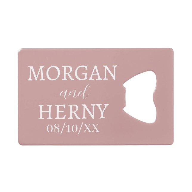 CUSTOMIZED NAME STYLISH MODERN WEDDING  (Front (Horizontal))