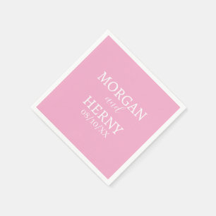 CUSTOMIZED NAME STYLISH MODERN WEDDING  NAPKIN