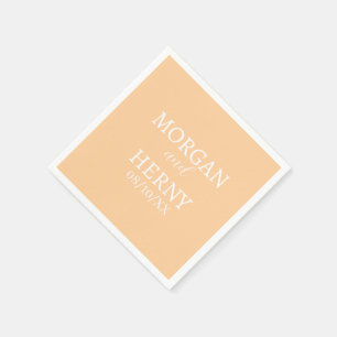 CUSTOMIZED NAME STYLISH MODERN  WEDDING  NAPKIN