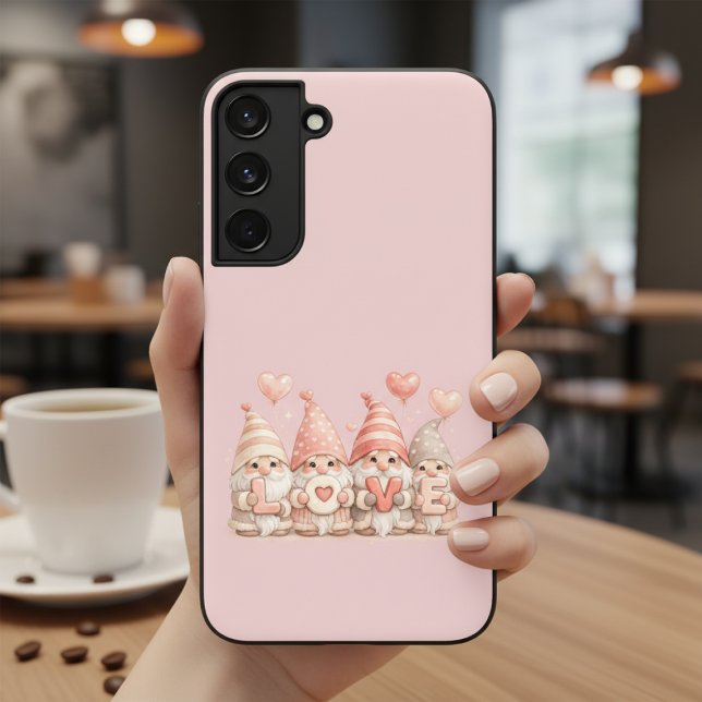 Customized Romantic Gnome LOVE Phone Case  (Creator Uploaded)