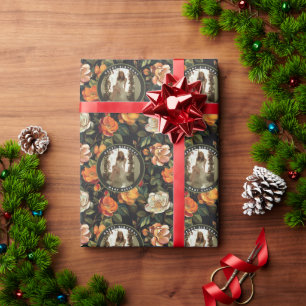 Customized Rose Floral Daughter’S Birthday Wrapping Paper