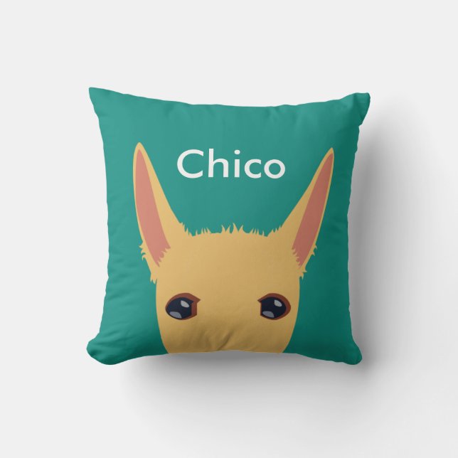 Customized Sandy Podenco Face  Cushion (Front)