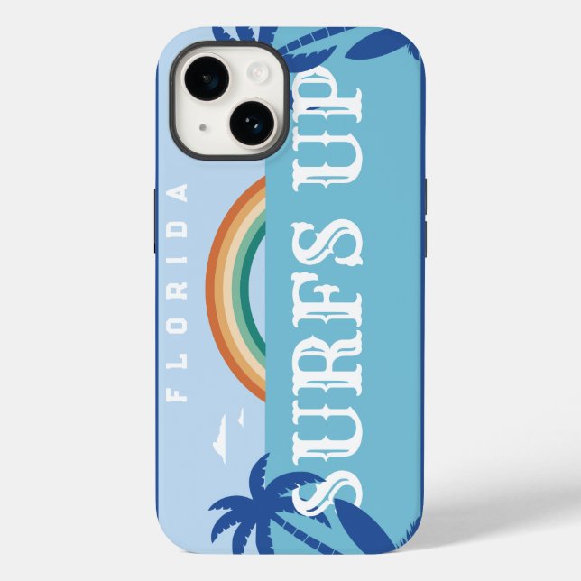 CUSTOMIZED SURFS UP FLORIDA  Case-Mate iPhone CASE (Back)