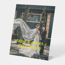 Customized Wedding Easel
