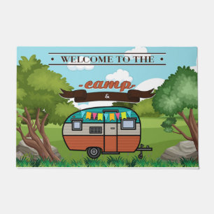 Customized Welcome To Our Camp Doormat
