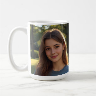 Customized with two photos coffee mug