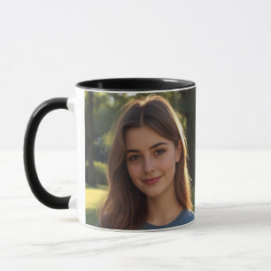 Customized with two photos mug