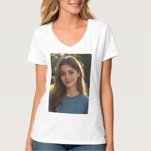 Customized with two photos T-Shirt