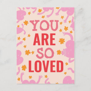 CUSTOMIZED YOU ARE SO LOVED GREETING CARD