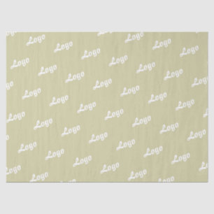 CUSTOMIZED YOUR LOGO STYLISH MODERN LIGHT OLIVE  TISSUE PAPER