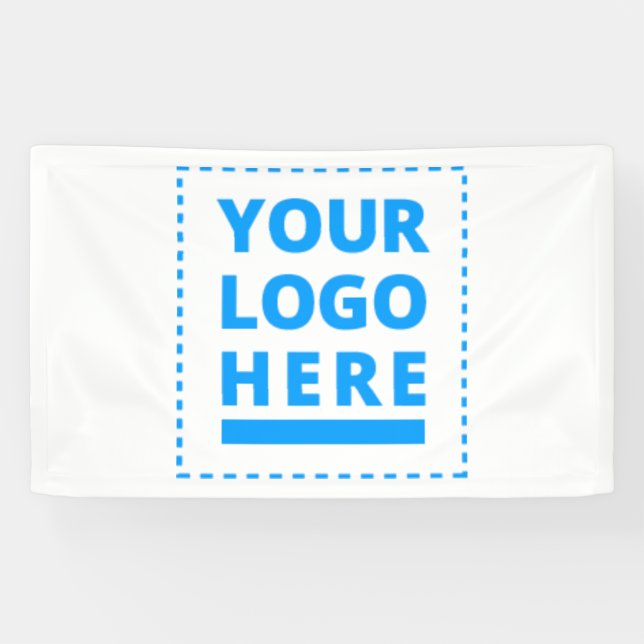 Customized Your Text or Logo Here Banner (Horizontal)