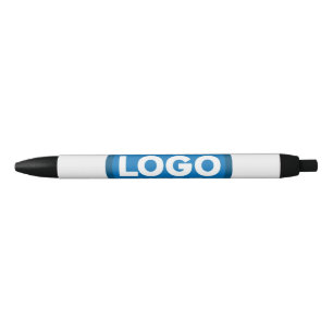 Customized Your Text or Logo Here Black Ink Pen