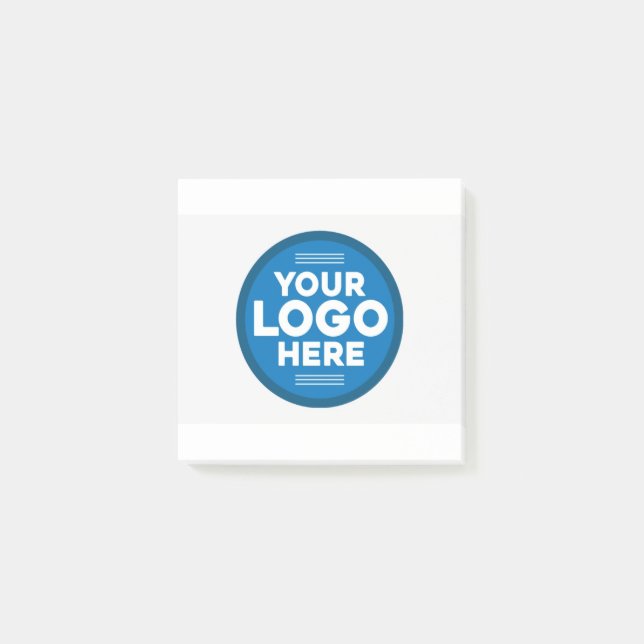 Customized Your Text or Logo Here Post-it Notes (Front)