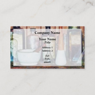 CustomizMortar and Pestle and Pestlee Product Business Card