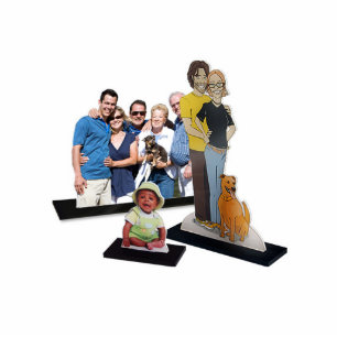 CustomPhotoCutOuts.com Standing Photo Sculpture