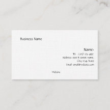 CUSTUMIZED SIMPLE BUSINESS CARD
