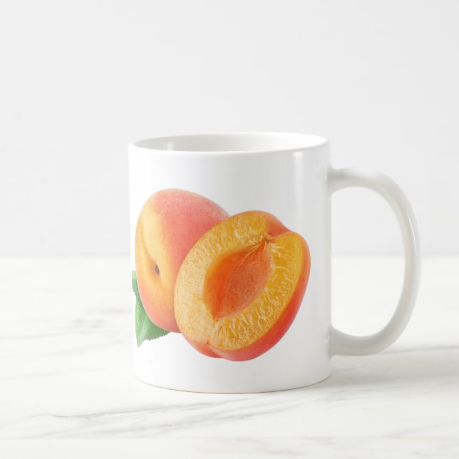Cut apricots coffee mug (Right)