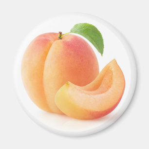Cut apricots magnet