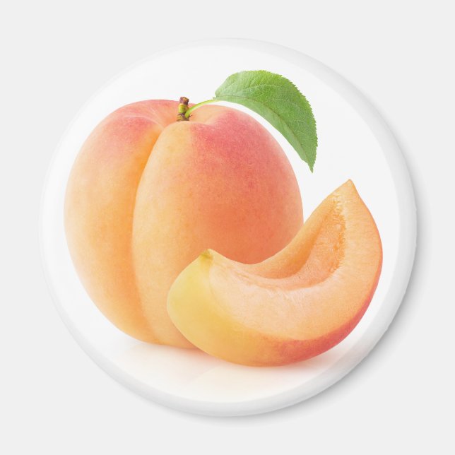 Cut apricots magnet (Front)