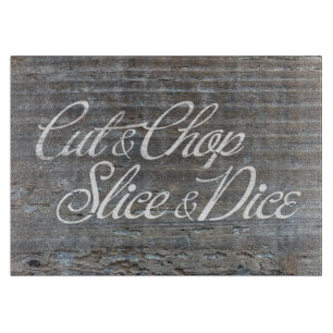 Cut & Chop Slice & Dice Cutting Board