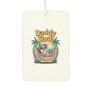Cut Daddy Sloth Father Car Air Freshener
