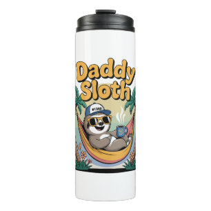 Cut Daddy Sloth Father Thermal Tumbler
